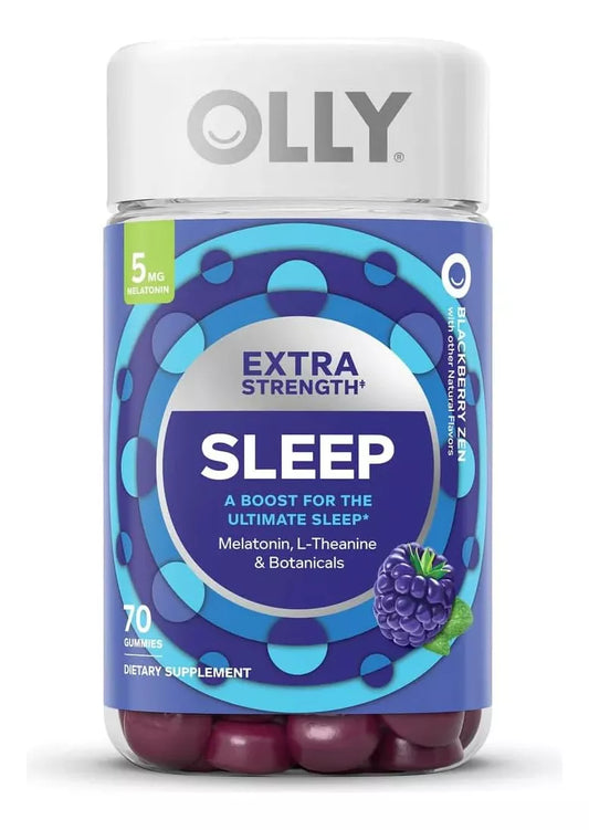 OLLY Vitaminas Gomitas para dormir Suplemento diario para Extra Fuerza Extra Strength Sleep